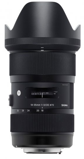 Sigma 18-35mm F/1.8 DC HSM ART voor Canon EF-S