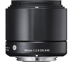 Sigma NEX 60mm F/2.8 zwart ART DN voor Sony NEX-0
