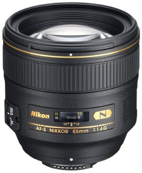 Nikon AF-S 85mm F/1.4G + HB-55 (zonnekap)