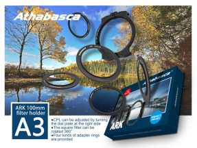 Athabasca ARK Frame Filter Holder A3 w/ CPL (100mm)