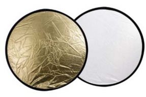 Linkstar Reflectiescherm 2 in 1 Goud/Zilver 110 cm-0