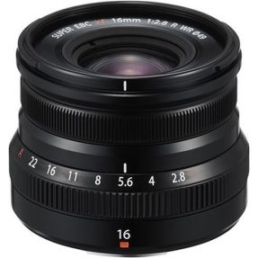 FUJINON XF16mm F2.8 R WR Zwart