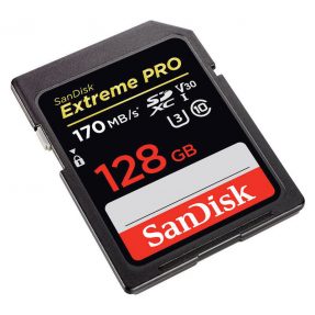 SanDisk SDXC Extreme Pro 128GB 170 MB/s U3 V30