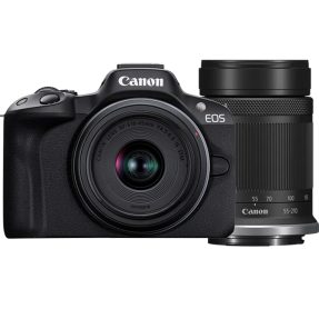 Canon EOS R50 zwart + RF-S 18-45mm IS STM + RF-S 55-210mm F/5-7.1 IS STM